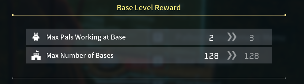Base Level Reward